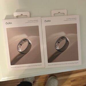 2 Oura Ring Sizing Kits - Silver